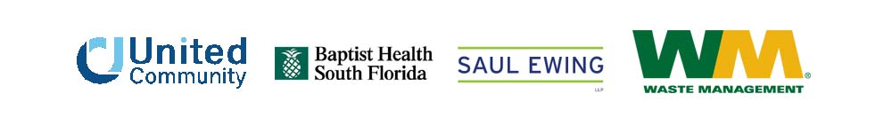 monetary sponsors: United Community Bank Foundation Baptist Health South Florida Saul Ewing Llp Waste Management of Dade County